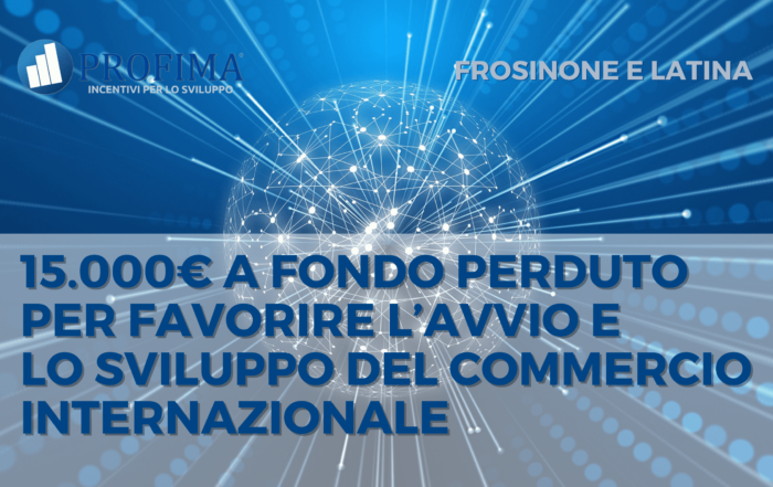 FROSINONE e LATINA Internazionalizzazione